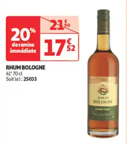 Auchan Direct Rhum bologne offre