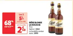 Auchan Direct Bière blonde la ducasse offre