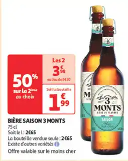 Auchan Direct Bière saison 3 monts offre