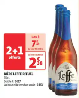 Auchan Direct Bière leffe rituel offre