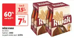 Auchan Direct Bière kwak offre