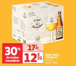 Auchan Direct Bière tripel karmeliet offre