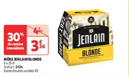 Auchan Direct Bière jenlain blonde offre