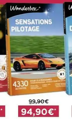 Géant Casino Wonderbox coffret cadeaux offre