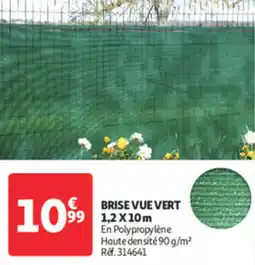 Auchan Direct Brise vue vert offre