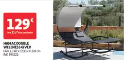 Auchan Direct Hamac double wellness givex offre