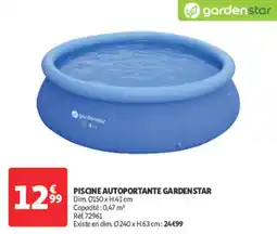 Auchan Direct Piscine autoportante gardenstar offre