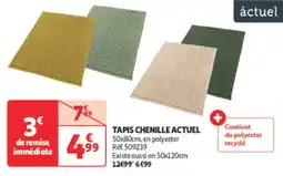 Auchan Direct Tapis chenille actuel offre