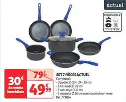 Auchan Direct Set 7 pièces actuel offre