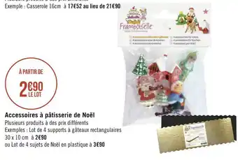 Géant Casino Accessoires à pâtisserie de noël offre