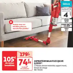 Auchan Direct Aspirateur balaiflex qilive offre
