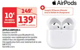 Auchan Direct Apple airpods 4 offre