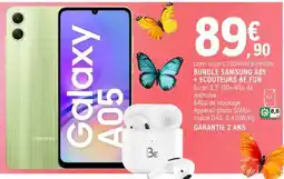 E.Leclerc Bundle Samsung A05 + Écouteurs Be Fun offre