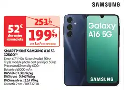 Auchan Direct SMARTPHONE SAMSUNG A165G offre