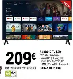 E.Leclerc ANDROID TV LED offre