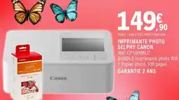 E.Leclerc IMPRIMANTE PHOTO SELPHY CANON offre