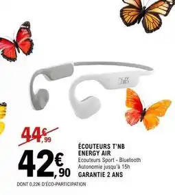 E.Leclerc ĂCOUTEURS TâNB ENERGY AIR offre