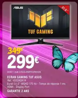 E.Leclerc ECRAN GAMING TUF ASUS offre