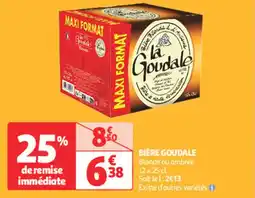 Auchan Direct Bière goudale offre