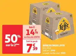 Auchan Direct Bière blonde leffe offre