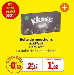 Coccimarket Boîte de mouchoirs kleenex offre