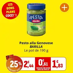 Coccimarket Pesto alla genovese barilla offre