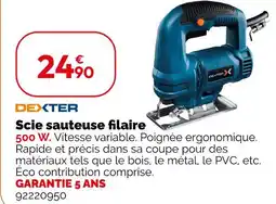 Weldom DEXTER Scie sauteuse filaire offre