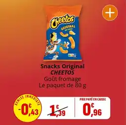 Coccimarket Snacks original cheetos offre
