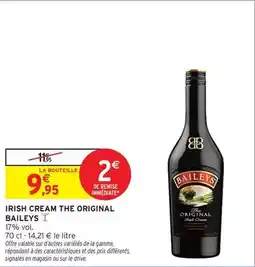 Intermarché Express Baileys - irish cream the original offre