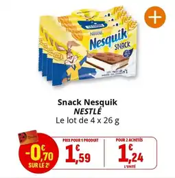Coccimarket Snack nesquik nestlé offre
