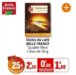 Coccimarket Sticks de café belle france offre