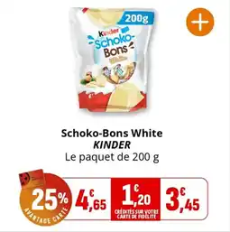 Coccimarket Schoko-bons white kinder offre