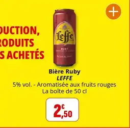 Coccimarket BiĂšre ruby leffe offre
