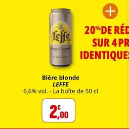 Coccimarket Bière blonde leffe offre