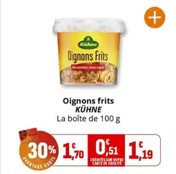 Coccimarket Oignons frits kĂŒhne offre