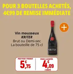 Coccimarket Vin mousseux kriter offre