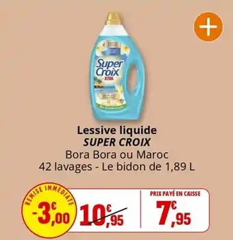 Coccimarket Lessive liquide super croix offre