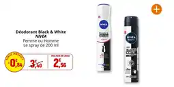 Coccimarket Déodorant black & white nivea offre