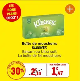 Coccinelle Express Boîte de mouchoirs kleenex offre