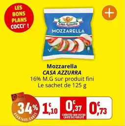 Coccinelle Express Mozzarella casa azzurra offre