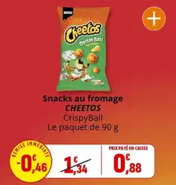 Coccinelle Express Snacks au fromage cheetos offre