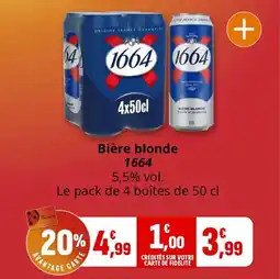 Coccinelle Express Bière blonde 1664 offre