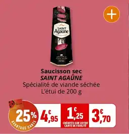 Coccinelle Express Saucisson sec saint agaûne offre