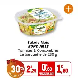 Coccinelle Express Salade maïs bonduelle offre