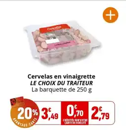 Coccinelle Express Cervelas en vinaigrette le choix du traiteur offre