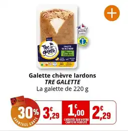 Coccinelle Express Galette chĂšvre lardons tre galette offre