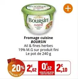 Coccinelle Express Fromage cuisine boursin offre