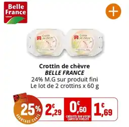 Coccinelle Express Crottin de chĂšvre belle france offre