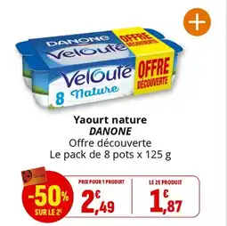 Coccinelle Express Yaourt nature danone offre