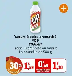 Coccinelle Express Yaourt à boire aromatisé yop yoplait offre